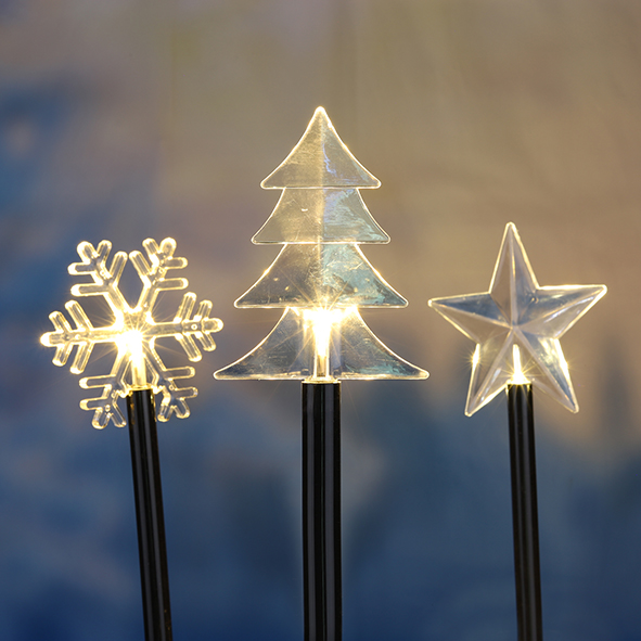 LED Leuchtstäbe, weihnachtlich