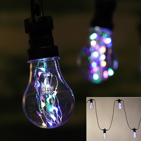 Party Lichterkette mit 10 Glühlampen