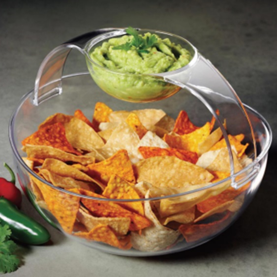 Servierschüssel aus Acryl