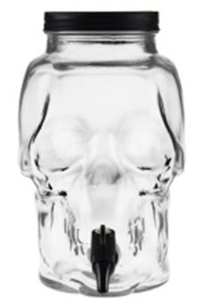 Getränkespender in Schädeldesign