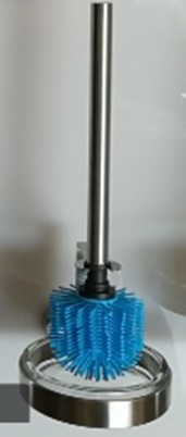 Toilettenbürste mit Silikonbürste