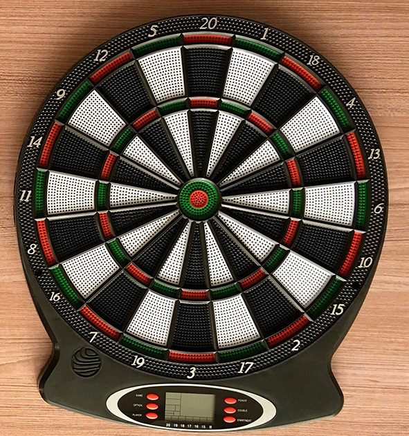 elektronische Dartscheibe