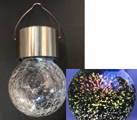 Solar Hängelampe mit 3D Effekt