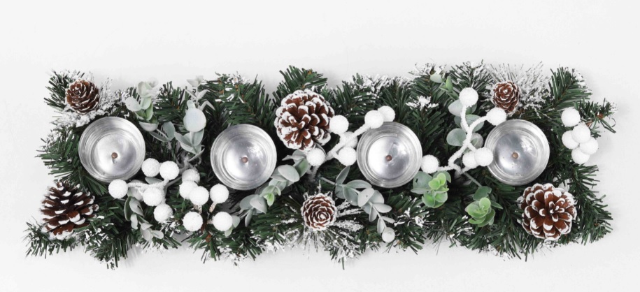 Adventsgesteck ca. 40 x 15 x 10 cm