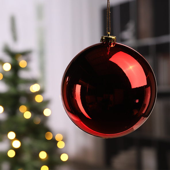 Weihnachtskugel Plastik 15 cm
