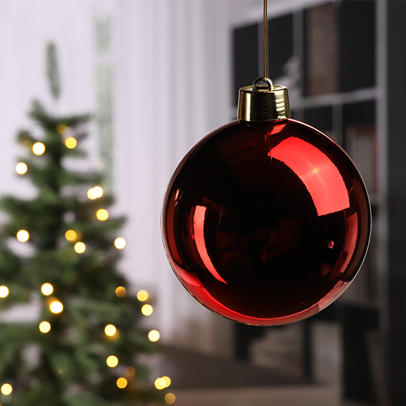 Weihnachtskugel Plastik 20 cm