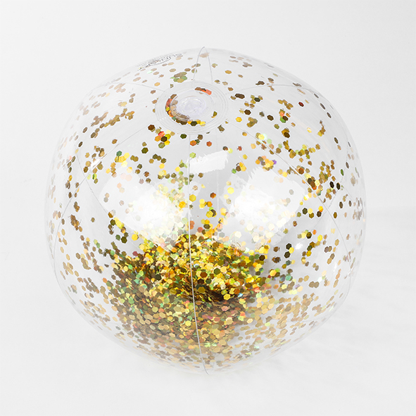 Glitzer-Strandball