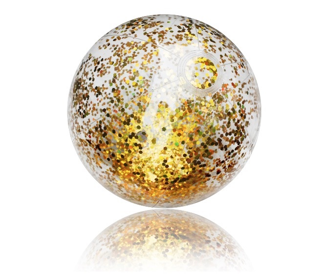 Glitzer-Strandball