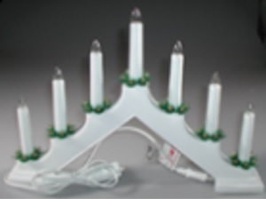 Lichterbogen mit 7 LED - Kerzen