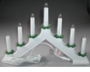 Lichterbogen mit 7 LED - Kerzen