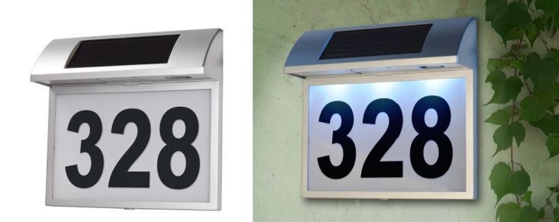 Solar Hausnummer