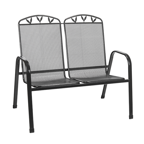 2-Sitzer Gartenbank, stapelbar