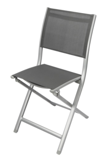 Bistro-Stuhl aus Aluminium mit TÜV-GS