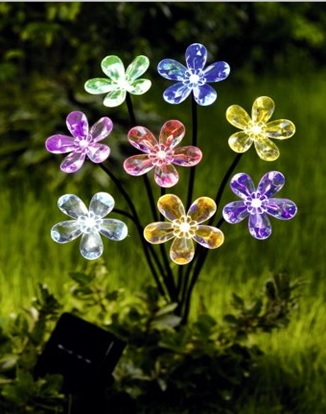 LED Solar Blumenstecker