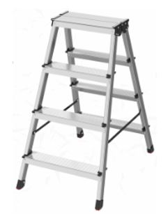 Trittleiter 4 stufig, aus Aluminium