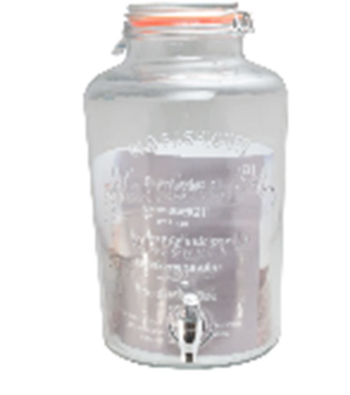 Getränkespender aus Glas 8L