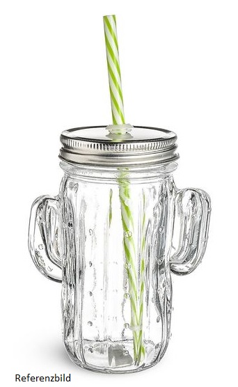 4er Set Trinkglas Kaktus