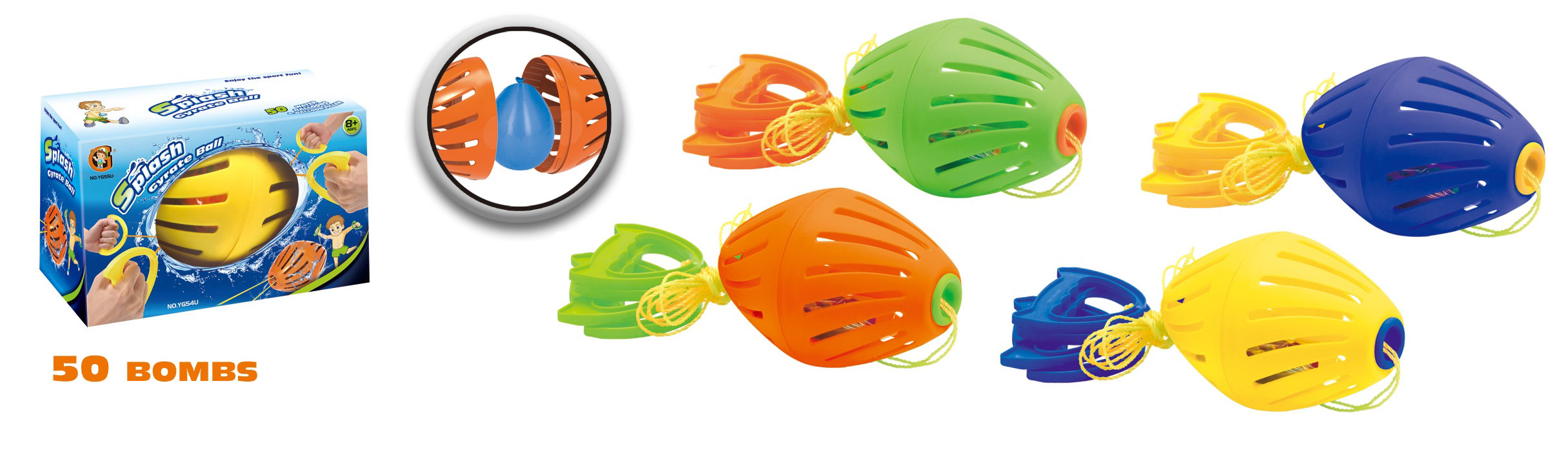 Leinenball-Spiel mit Wasserbombeneinsatz