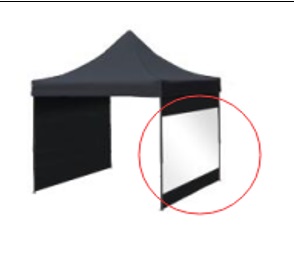 Fenster-Seitenwand zu HI002961 3x3m