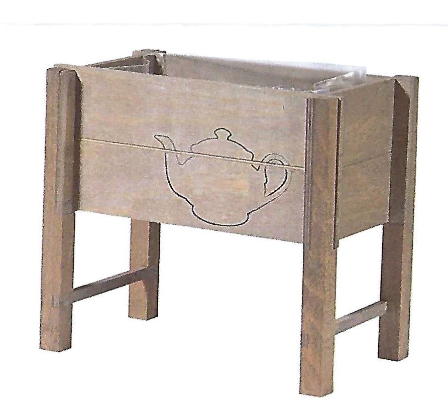 Mini Hochbeet aus Holz