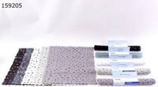 Badematte aus PVC, einfarbig