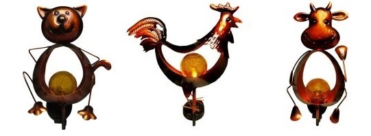 Solar Gartenstecker Haustiere