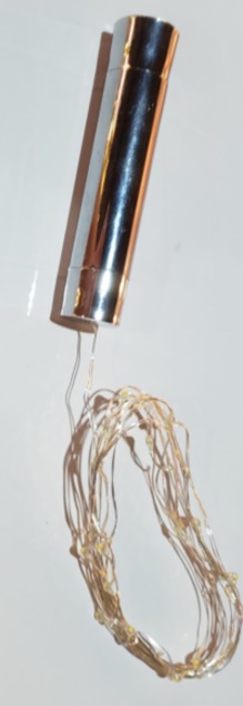 LED Flaschenkorken mit 20 warmweißen LED