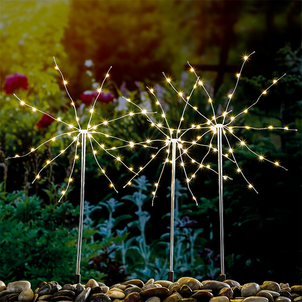 3er Set Gartenstecker ca. 70 cm