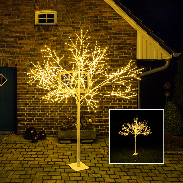 LED Lichterbaum mit 1670 warm weißen LED
