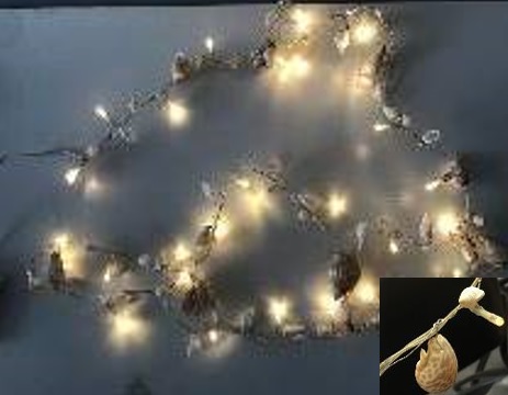 Lichterkette mit 20 warm weißen LED