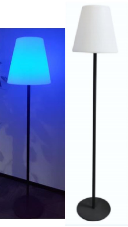 LED Solar-Stehlampe mit Farbwechselfunktion