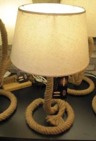 Seil Tischlampe