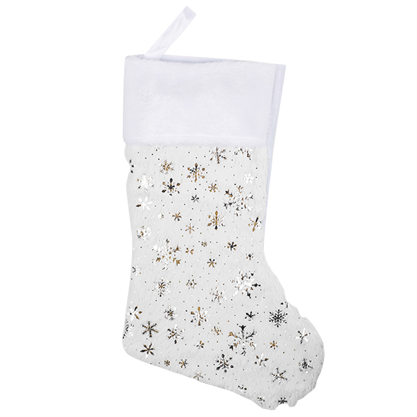 Nikolaus- /Weihnachtsstrumpf aus Plüsch