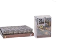 Lichterkette mit 20 warm weißen LED, ca. 230 cm