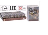 Lichterkette mit 50 warm weißen LED