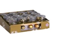 LED Lichterkette mit 10 goldenen Kugeln