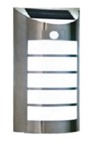 LED Solar Wandleuchte mit Bewegungssensor