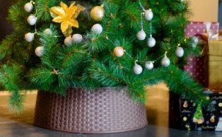 Weihnachtsbaumständer-Abdeckung