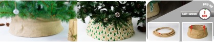 Pop Up Weihnachtsbaumständer-Abdeckung