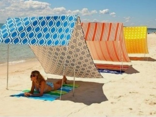 Sonnensegel für den Strand