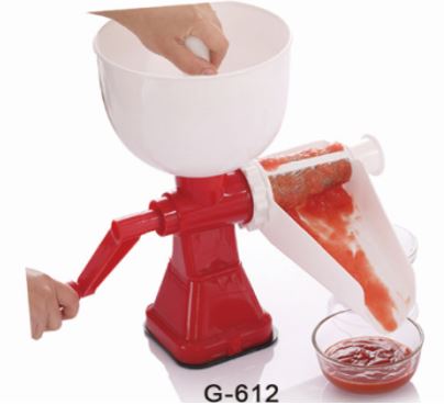 Tomatensaftpresse aus Kunststoff