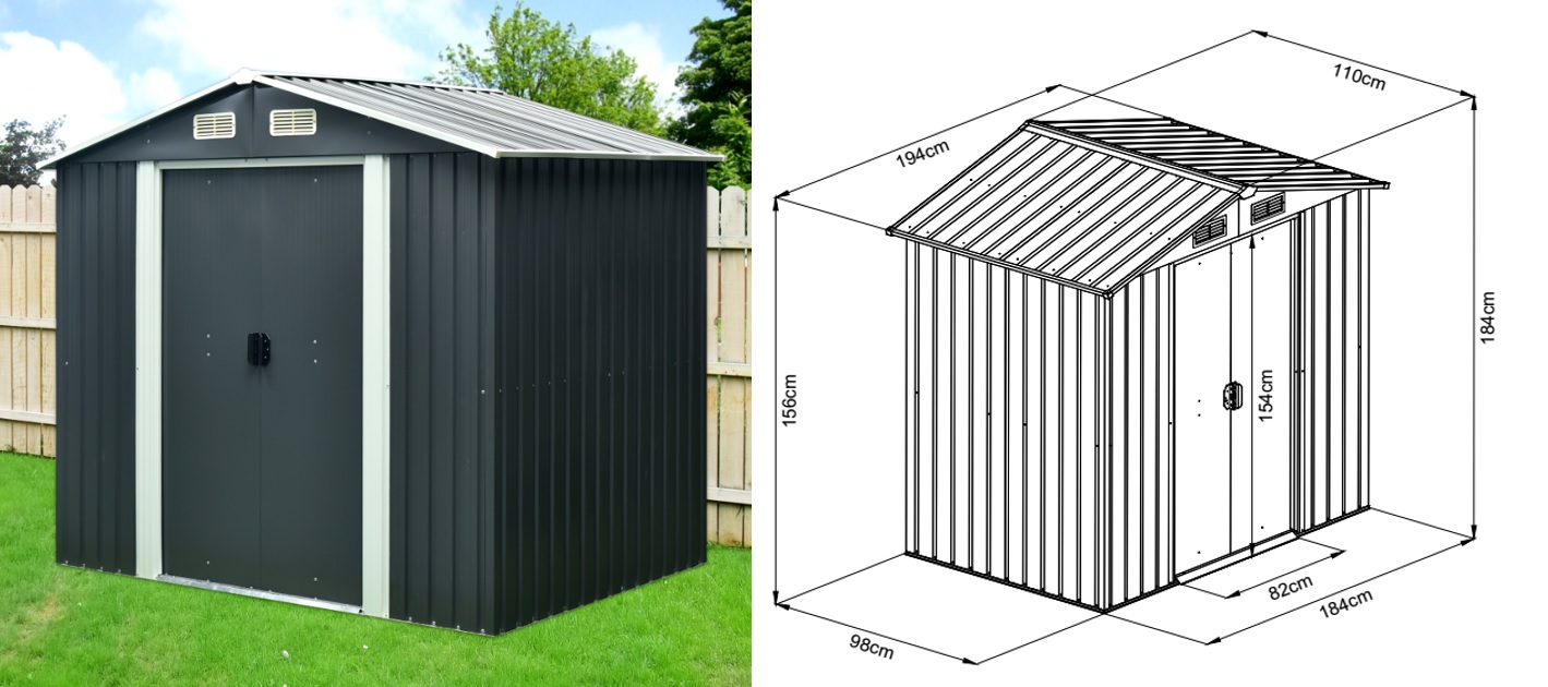 Garten-Geräteschuppen