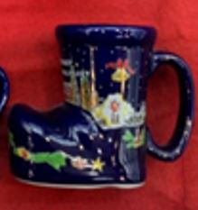 Glühwein-Stiefel aus Keramik