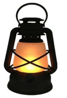 LED Laterne aus Kunststoff