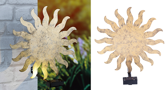 LED Solar Wanddekoration Sonne