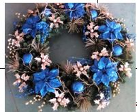 Oktoberfest Dekokranz mit Blumen