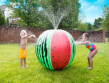 aufblasbare Wassersprinkler Melone