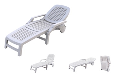 Kunststoff Gartenliege