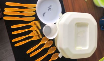 Picknick Set für 4 Personen, 21 teilig