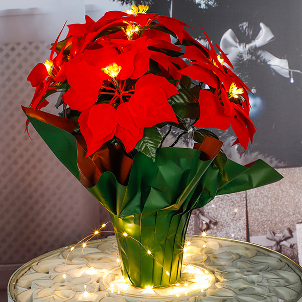 Künstlicher LED-Weihnachtsstern